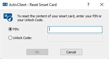 Reset a Smart Card 